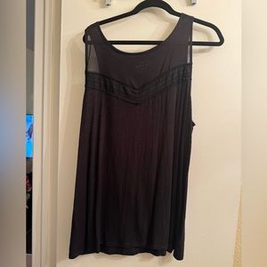 Black mesh torrid tank size 2